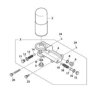 Part Location Diagram of 80024352 Briggs and Stratton Filter, Oil, 11.1L Psi
